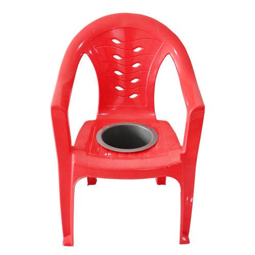 COMMODE PLASTIC CHAIR